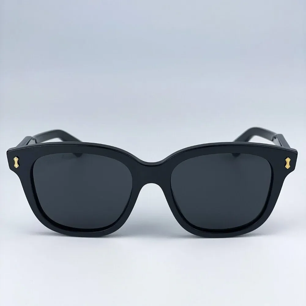 NEW Gucci GG1264S 001 Black Grey Square Men Sunglasses